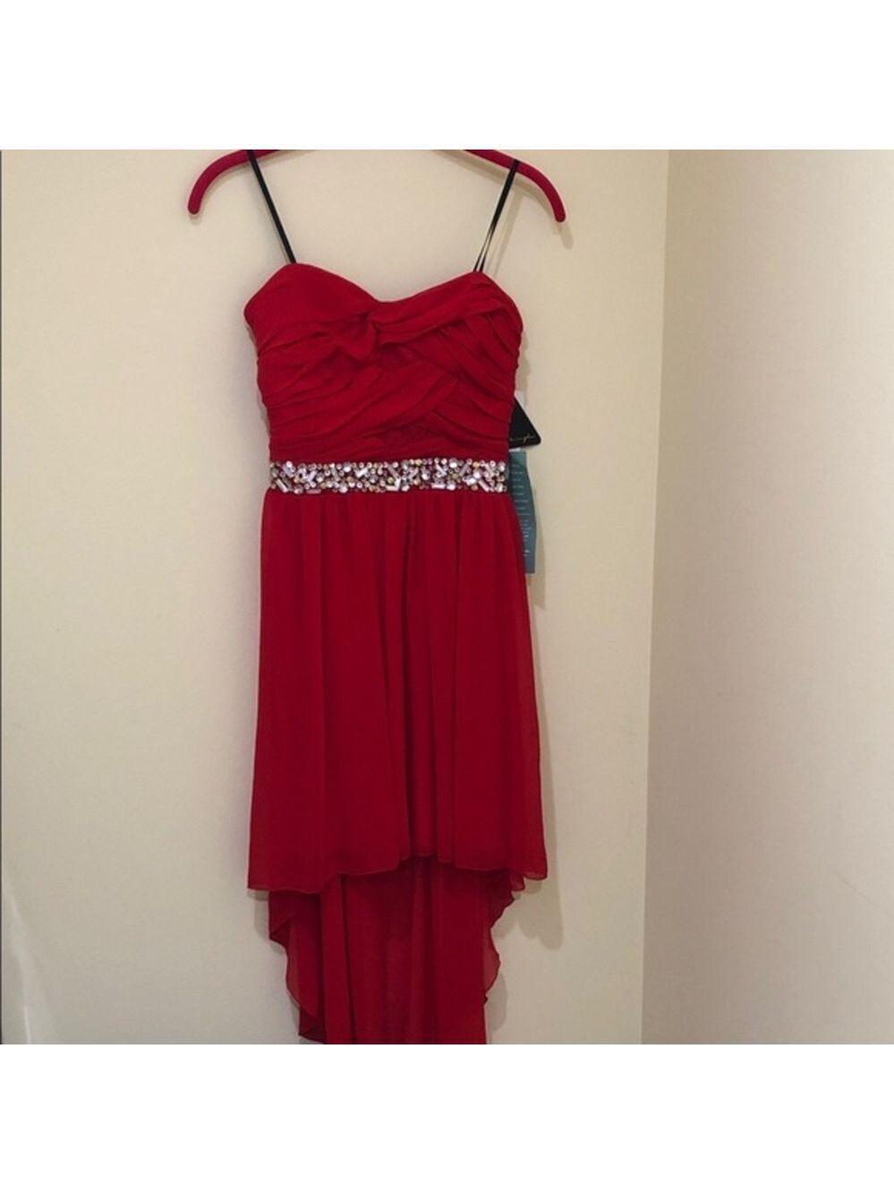 City Triangles Red high-low Formal Dress Women’s occasion dress Size 5